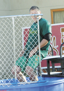 steve bebee in dunk tank